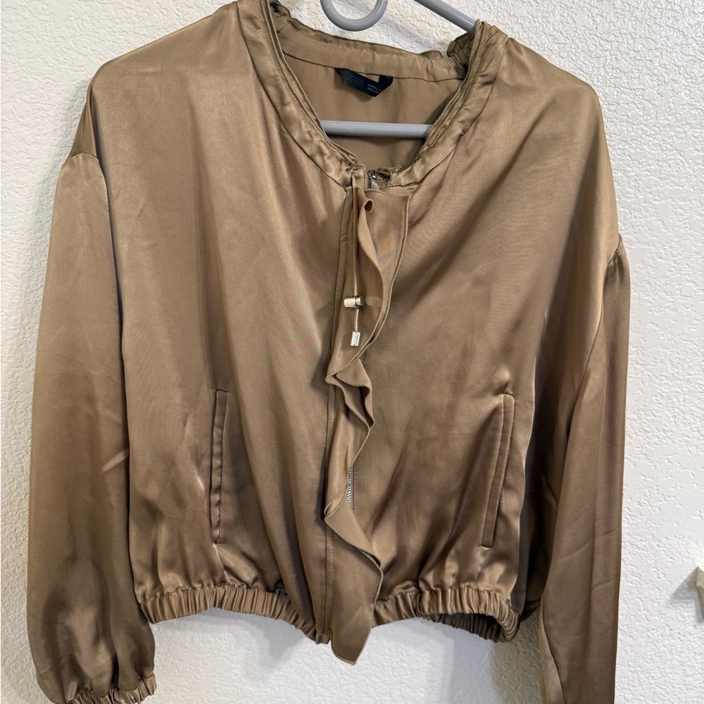 ZARA satin effect jacket - Picture 4 of 4